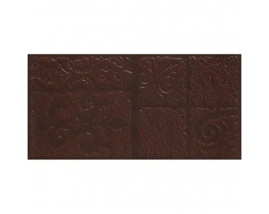 Бордюр Каир 4Д коричневый 14,7х29,8  Керамин