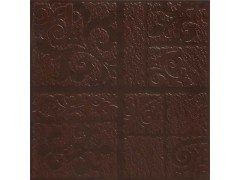 Клинкерная плитка Каир 4Д коричневый рельеф  Керамин