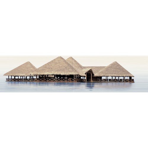 PWU09DLM1 панно из 2 плиток Del Mare 249*1000  Alma ceramica