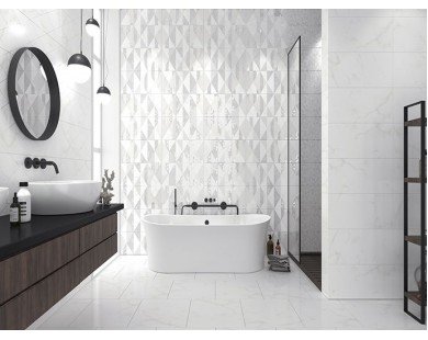 A0426Y29601 Forza Calacatta White Wall 01 Плитка настенная 25x60 Creto