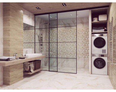 Calacatta Gold Rombi Плитка настенная 31,5x63 Керлайф