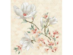 Primavera Magnolia Coral (из 3 шт.) Панно 75,3x70,9 Керлайф