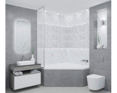 Плитка настенная CARRARA GEOMETRIA 31.5х63 Azori