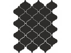 65001 плитка настенная Арабески глянцевый черный 26x30 (0,59м2/28,32м2/48уп) Kerama Marazzi