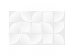 Плитка настенная Blanc white белый 02 30х50 Gracia Ceramica