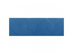 Плитка настенная Танага 2Д синий 25х75 Керамин
