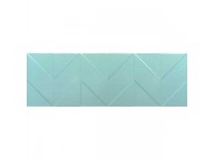 Плитка настенная Танага 4Д голубой 25х75  Керамин